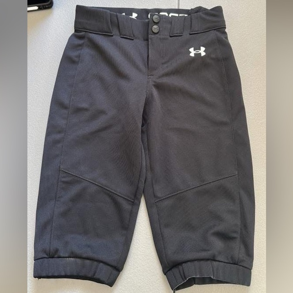 Under Armour Girls Black Athletic Pants